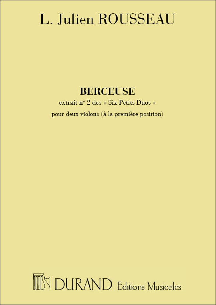 Rousseau Berceuse 2Vos